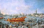 Francesco Guardi The Bucentaur Departs for the Lido on Ascension Day oil